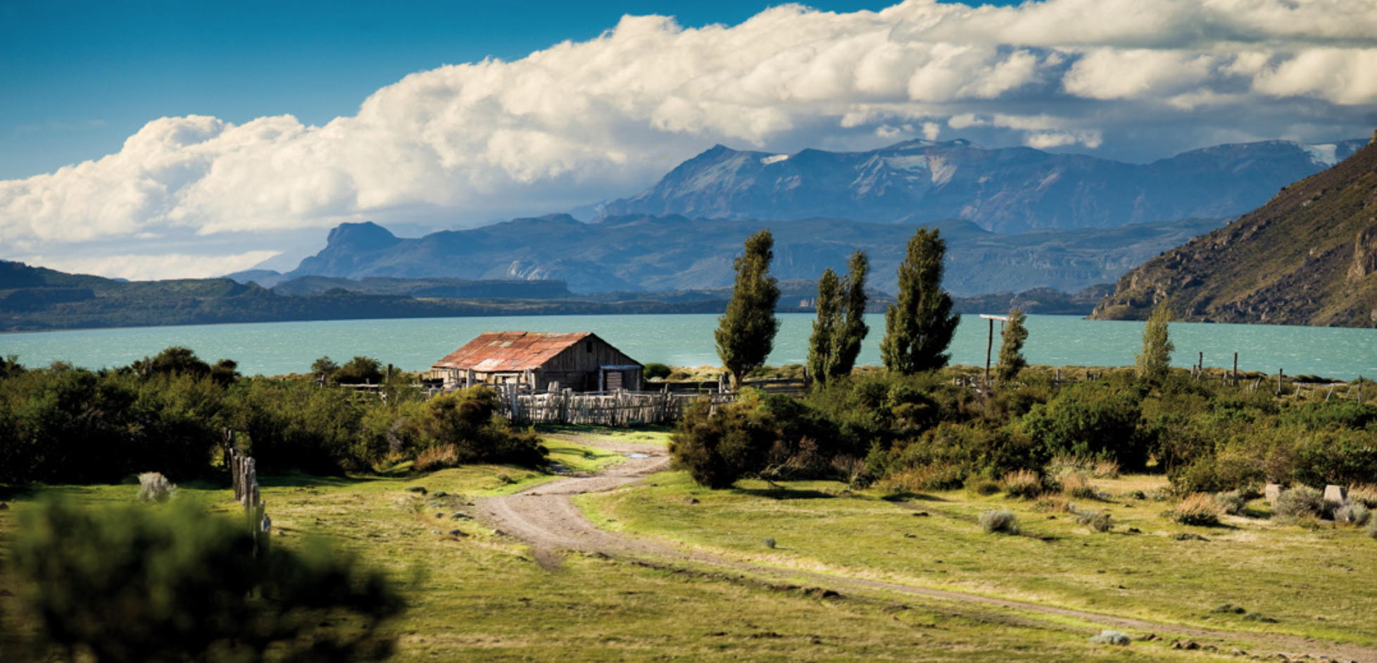 El Condor estancia in Patagonia by Lago San Martin